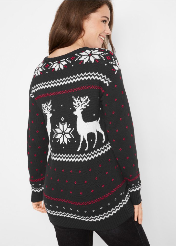 Pullover mit Wintermotiv