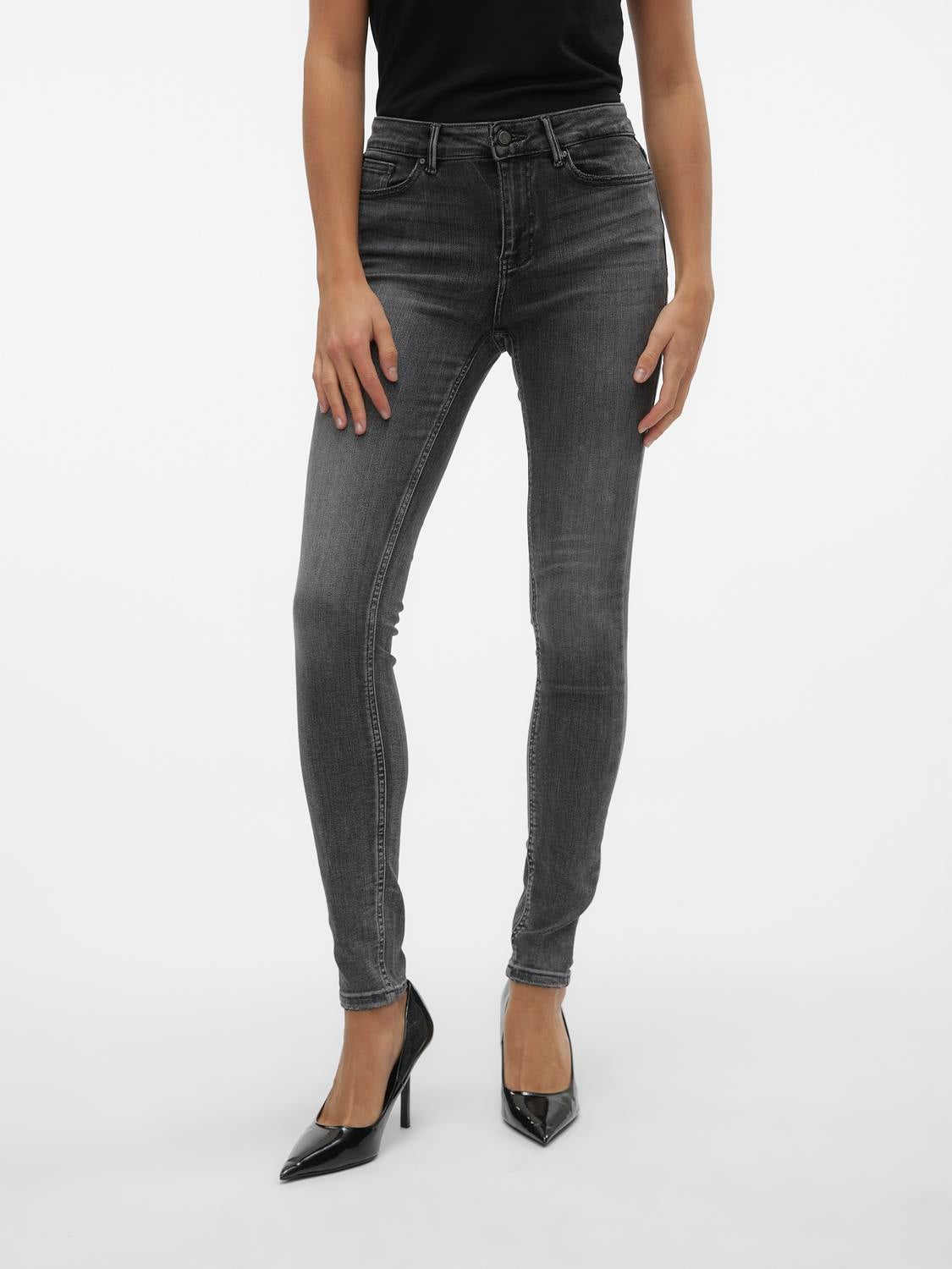 VMFLASH Mid Rise Skinny Fit Jeans