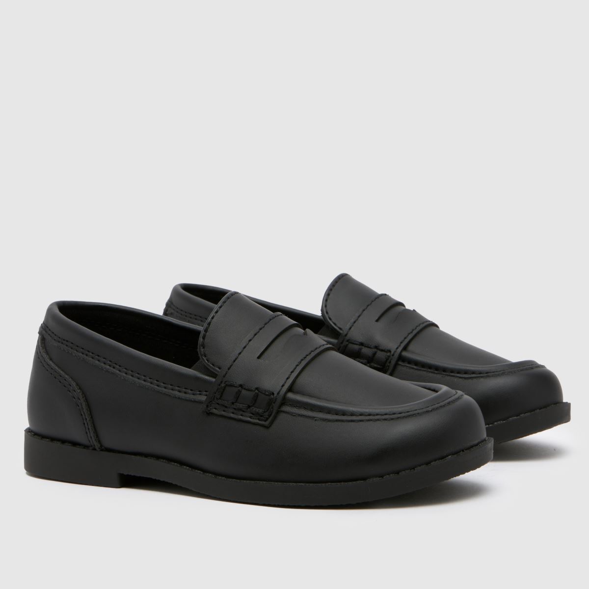 Schuh svarta blixtloafers för pojkar, småbarn
