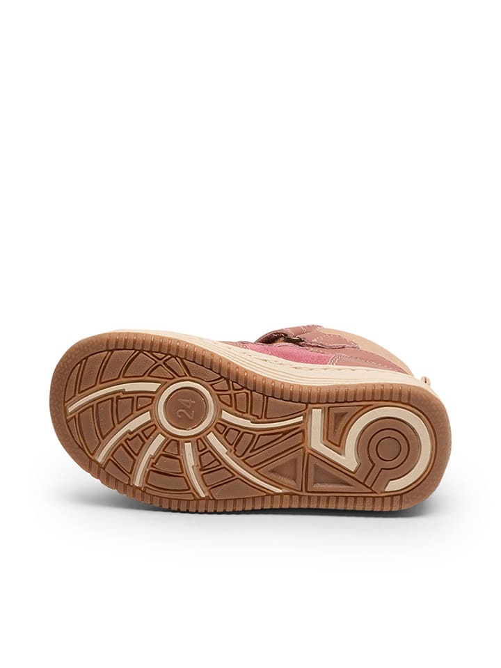 bisgaard Leder-Boots in Pink günstig kaufen