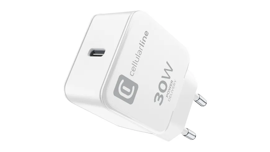 Cellularline USB Typ-C Travel Charger One 30W White