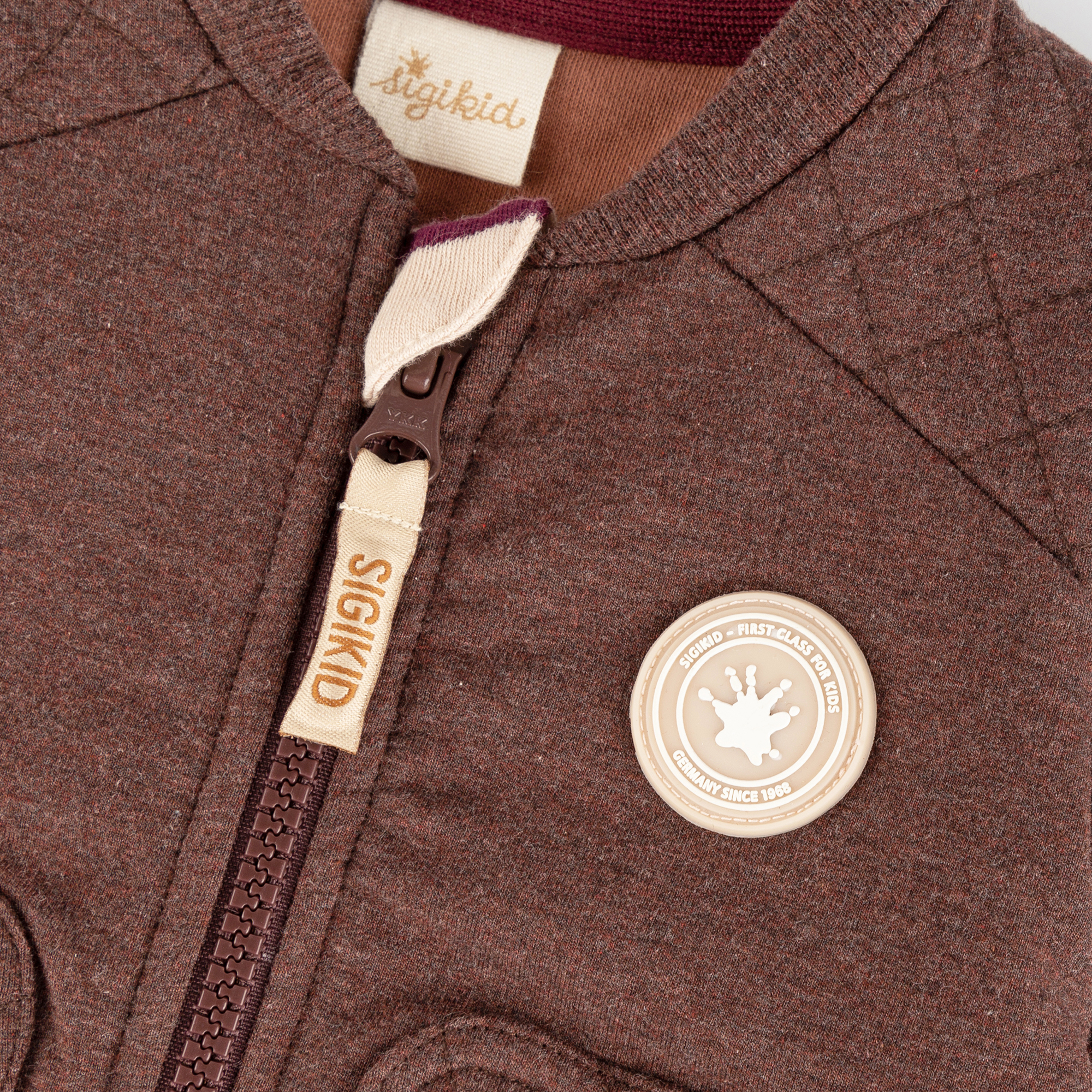 Baby Sweatjacke, dunkelbraun