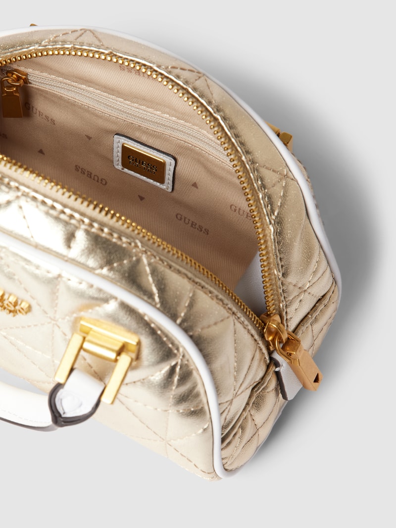 Bowling Bag in Stepp-Optik Modell 'MILDRED' in gold