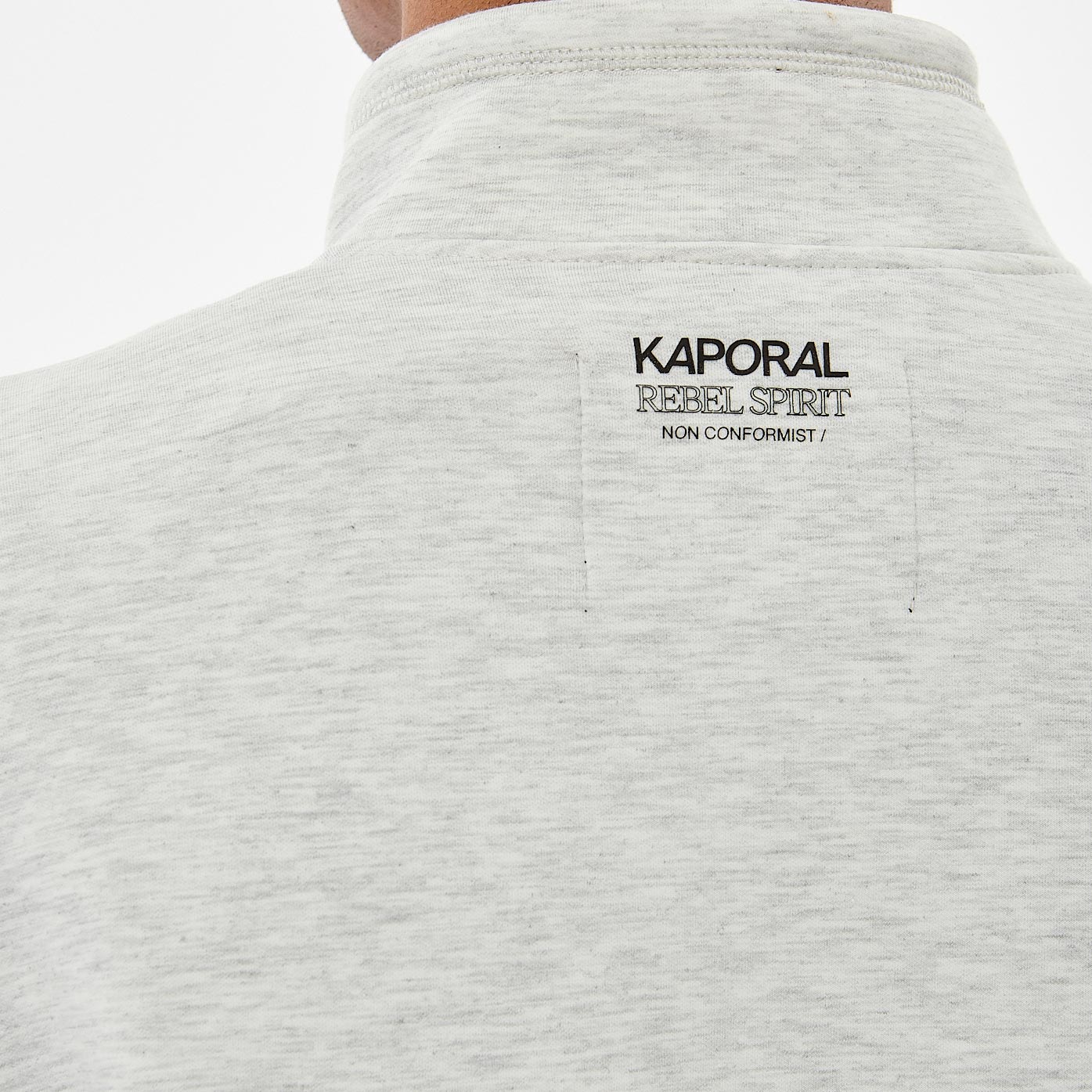 NEIL   Sweat zippé gris Homme