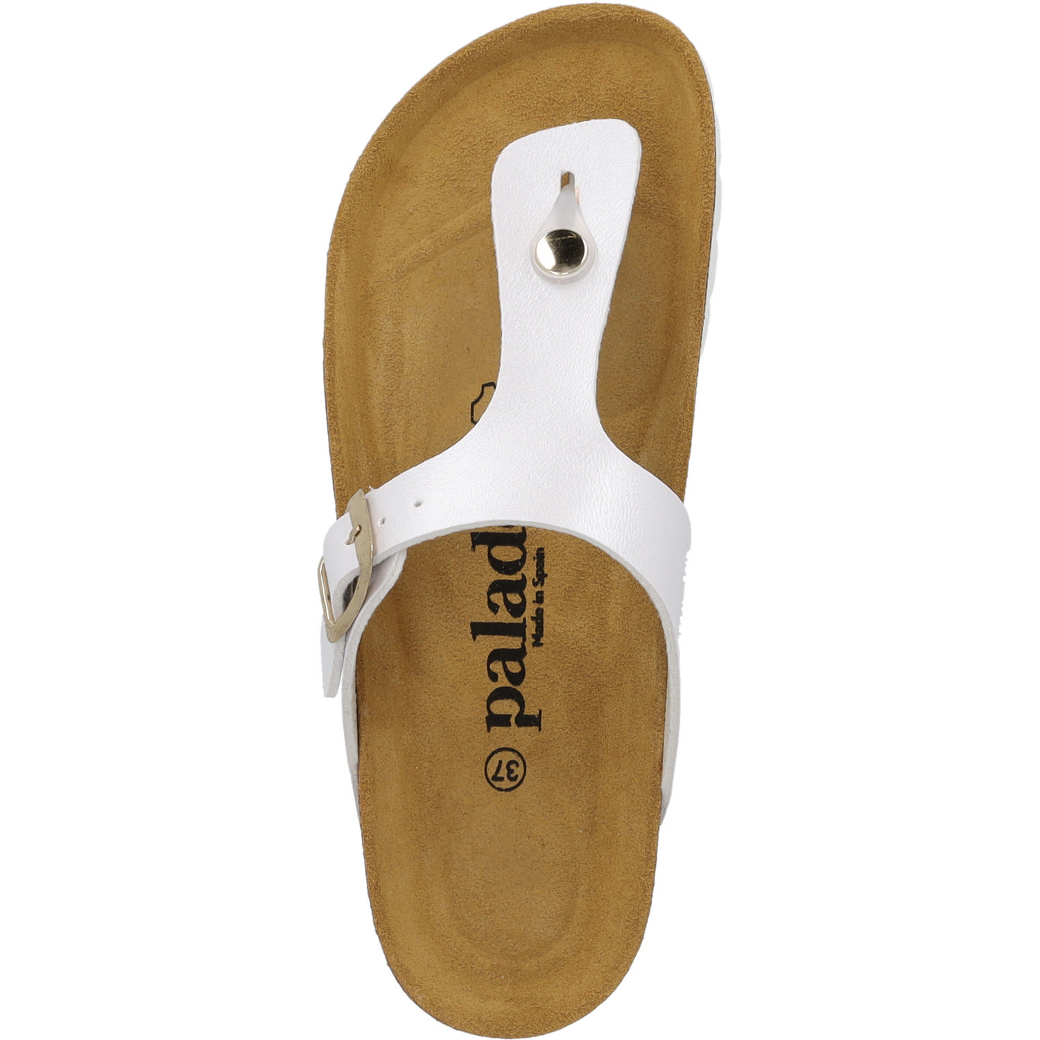 Palado Kos Metallic, Zehentrenner, Damen, Weiß