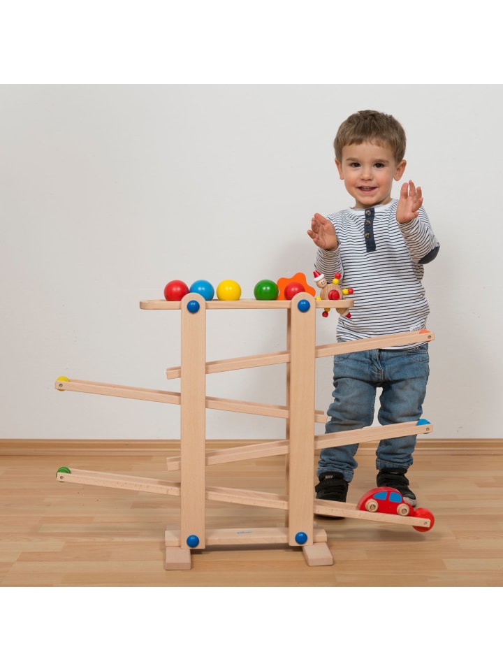 Coemo Kugelbahn Holz 7 mobile Teile in Natur günstig kaufen onesize