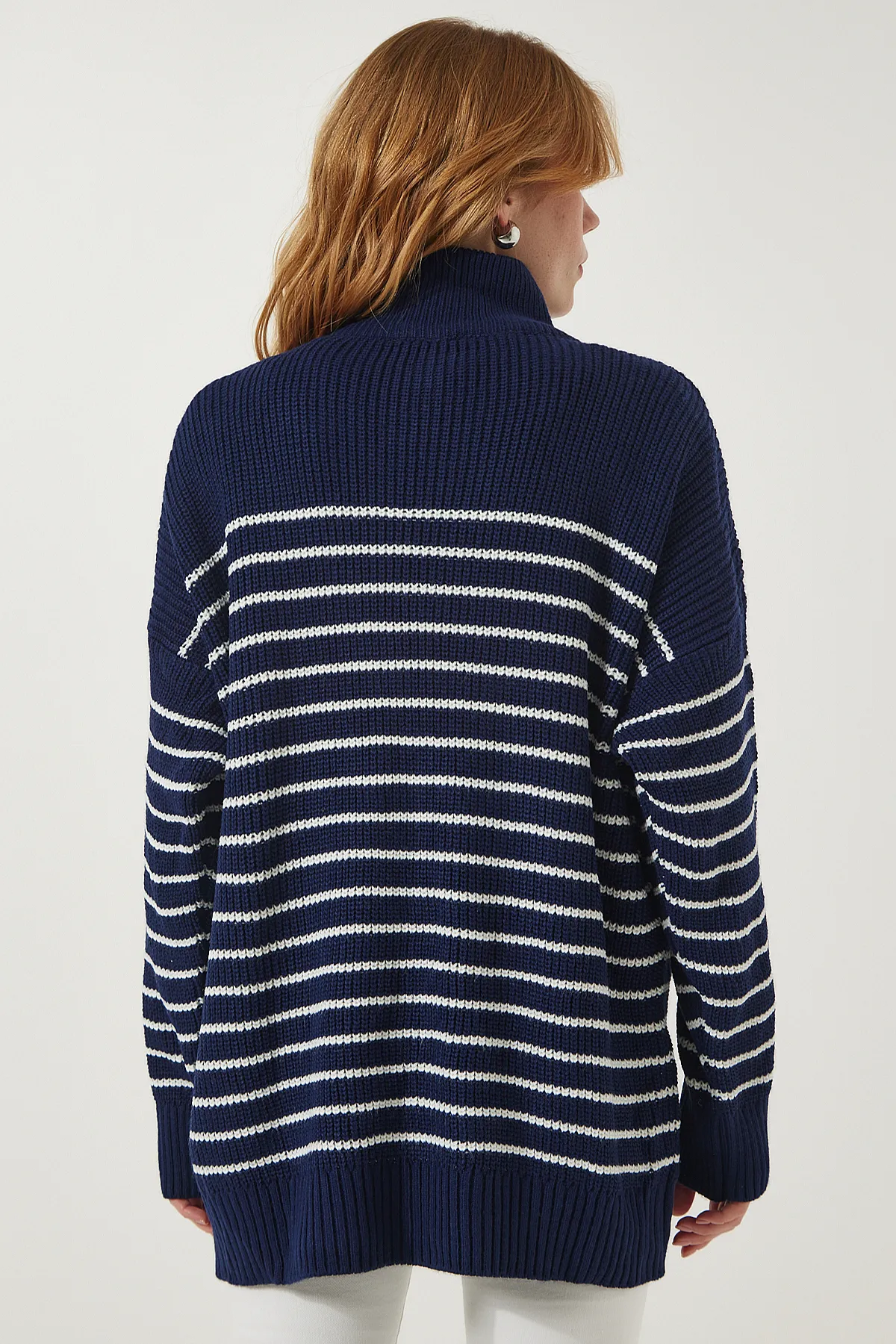 Happiness İstanbul  Pullover - Dunkelblau - Regular Fit