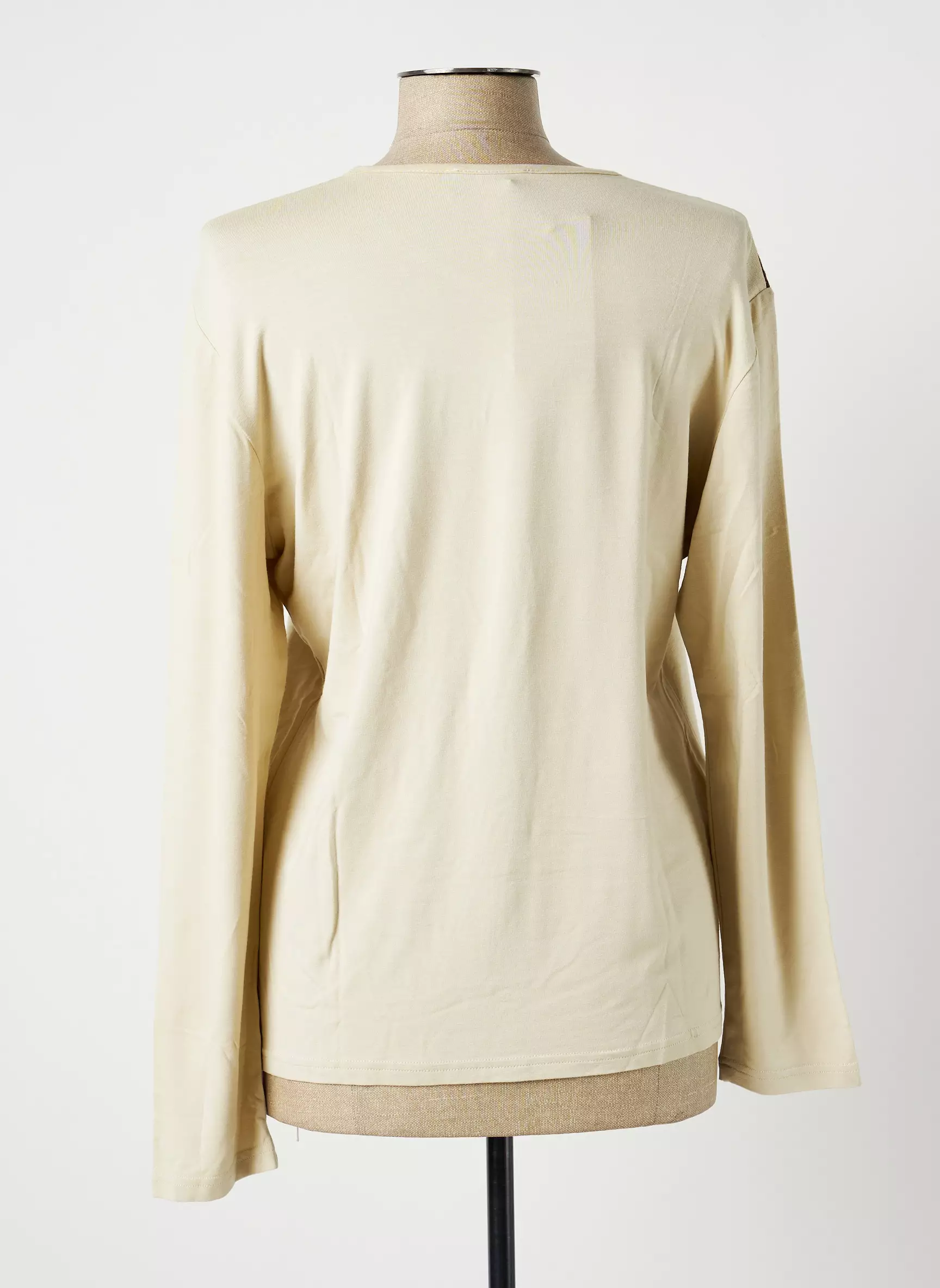 Jean Delfin Tshirts Femme couleur beige