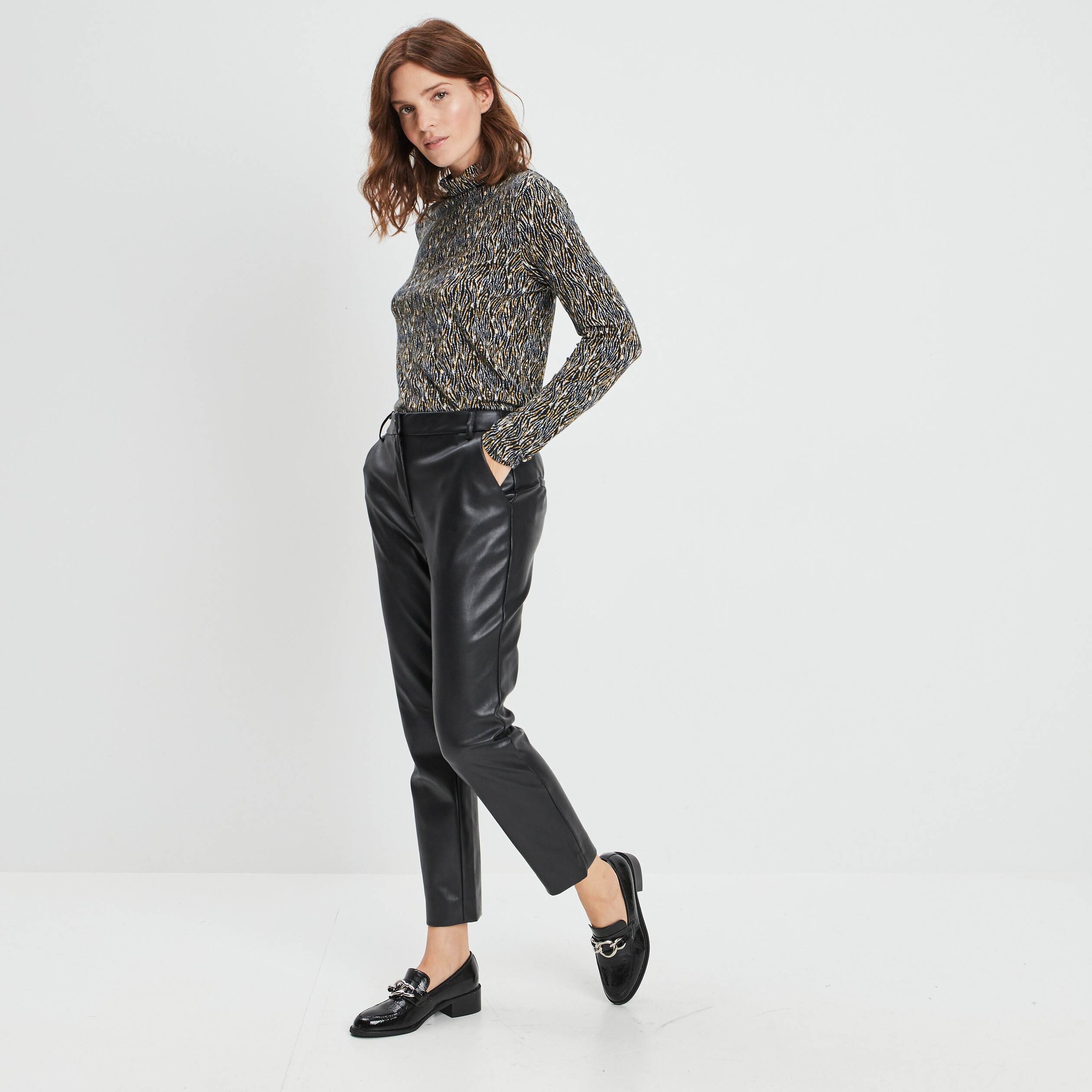 T-shirt manches longues noir femme | La Halle
