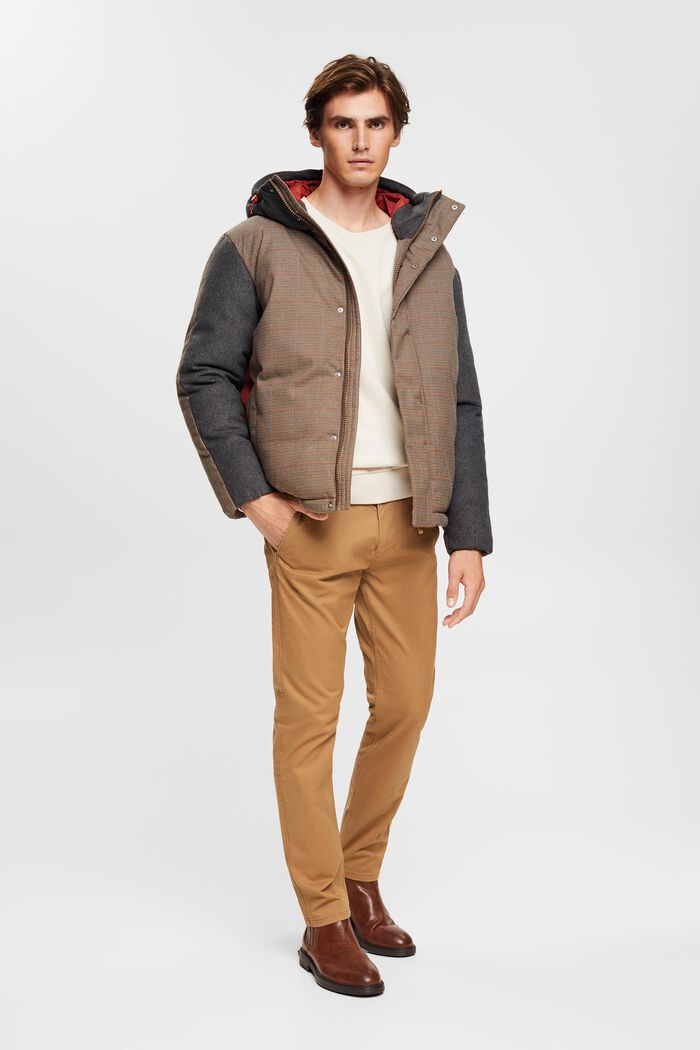 Jacke aus Materialmix