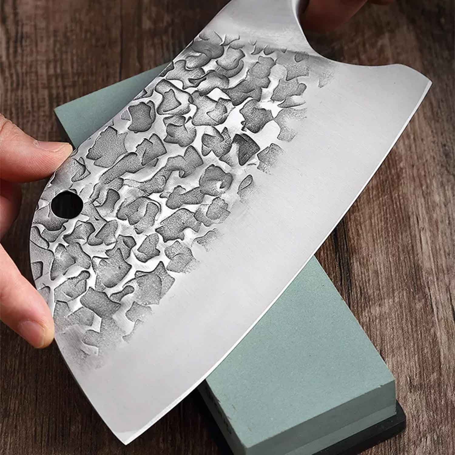 Muxel Kochmesser Küchenmesser aus geschmiedetem Stahl Ultra scharf, schwer