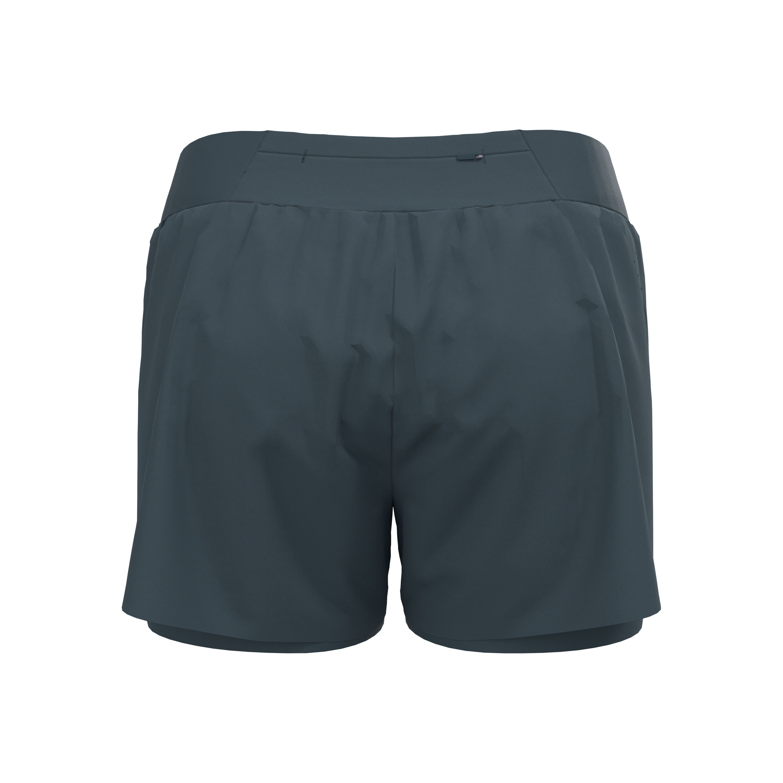 Zeroweight 3inch 2in1 Laufshorts Damen - Dunkelgrau