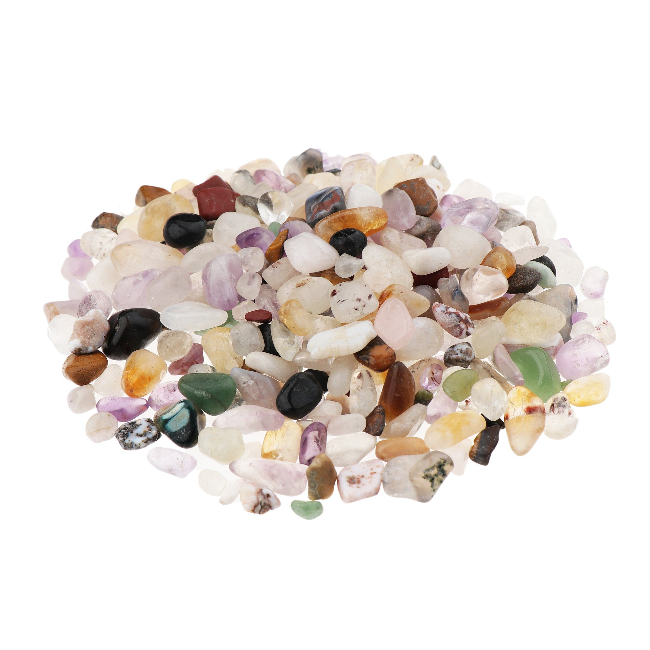NKlaus Mineralstein 500g Trommelsteine Natur 10 -15mm Heilsteine Edelsteine Schmucksteine
