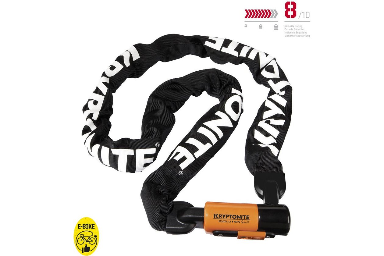 Kryptonite Evolution Series 4 Integrated Chain 1016 Kettenschloss