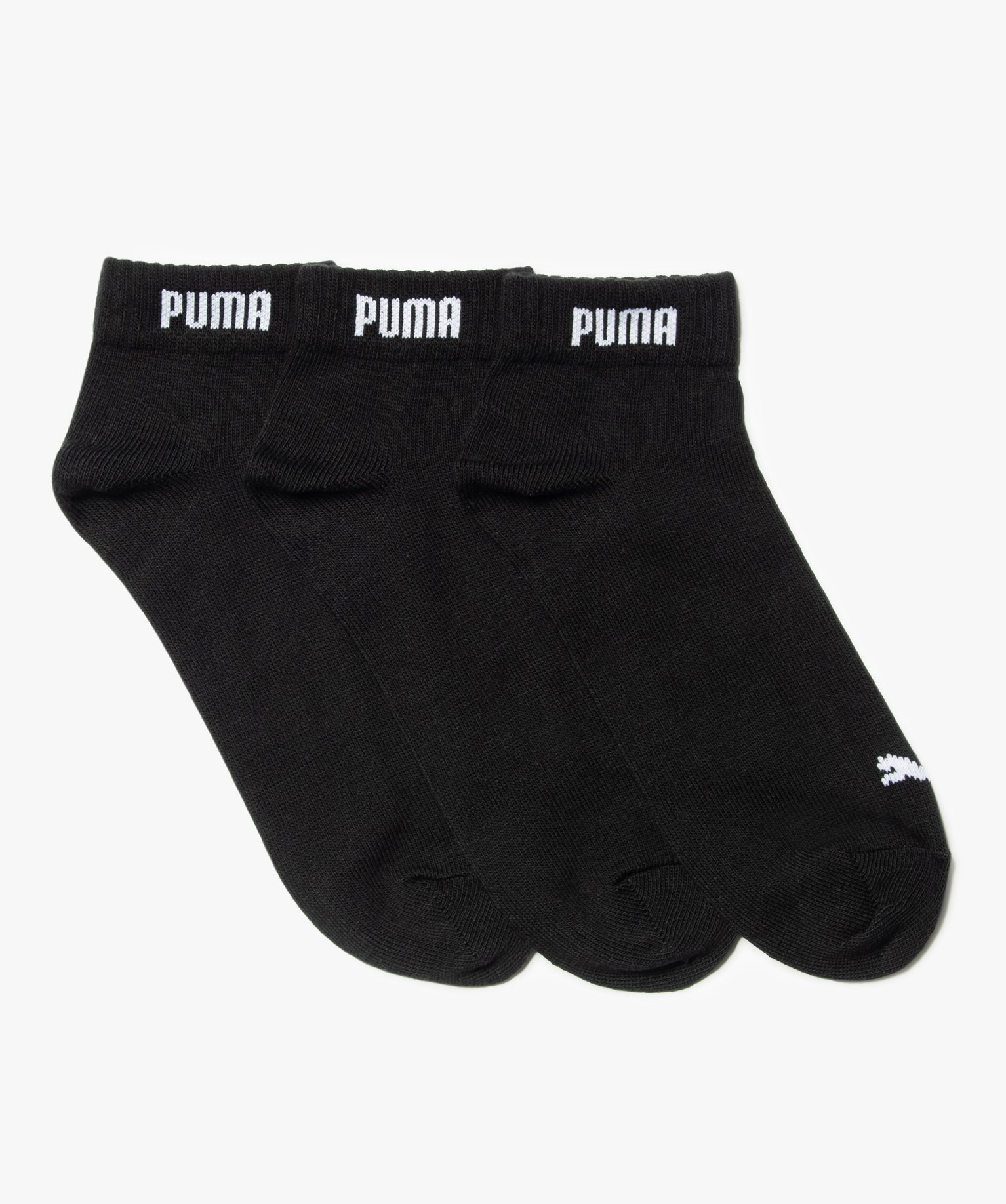 Chaussettes homme spécial sport tige courte (lot de 3) - Puma noir | GEMO