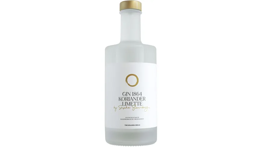 THE GOLDEN CIRCLE Gin 1864 Koriander Limette by Sascha Stemberg 350 ml