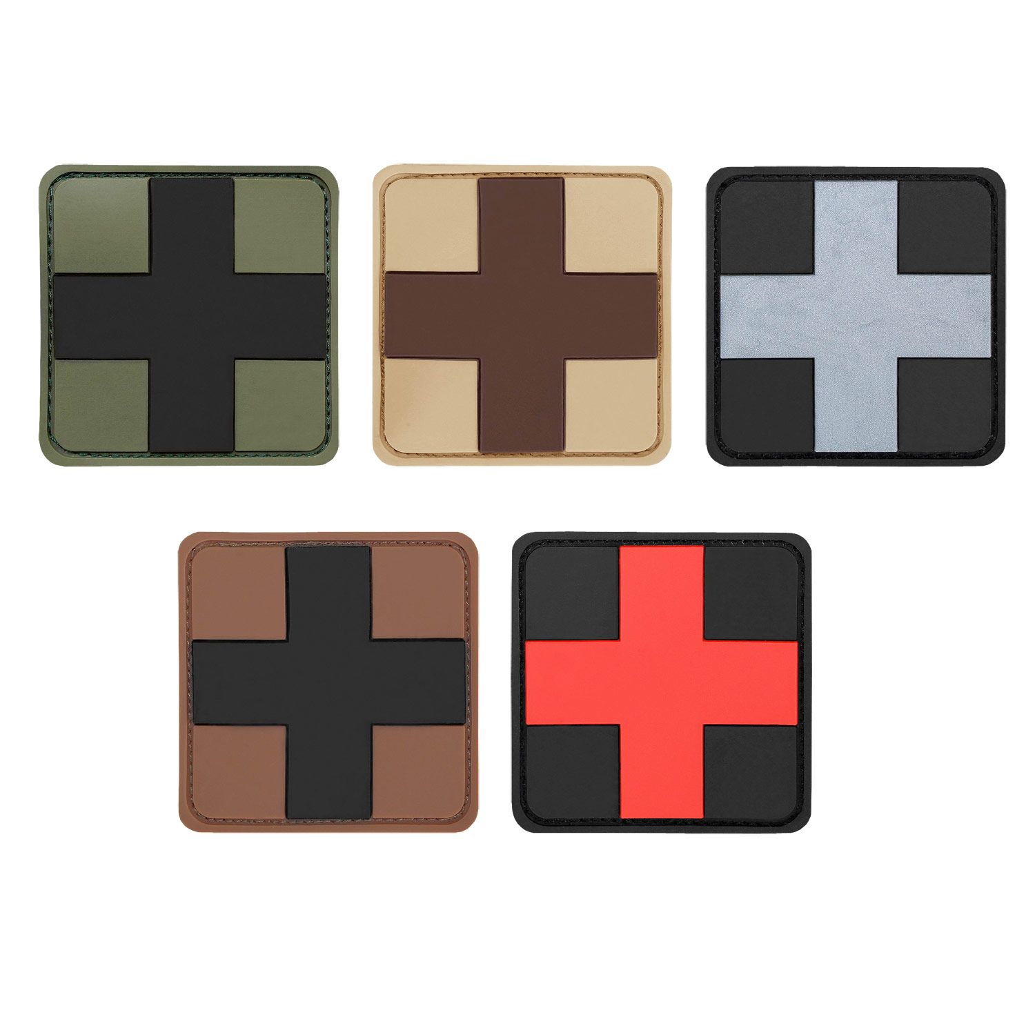 3-D Rubber Patch Medic Large