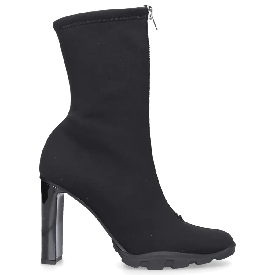 Alexander McQueen - Stiefeletten SLIM TREAD Gummi - schwarz