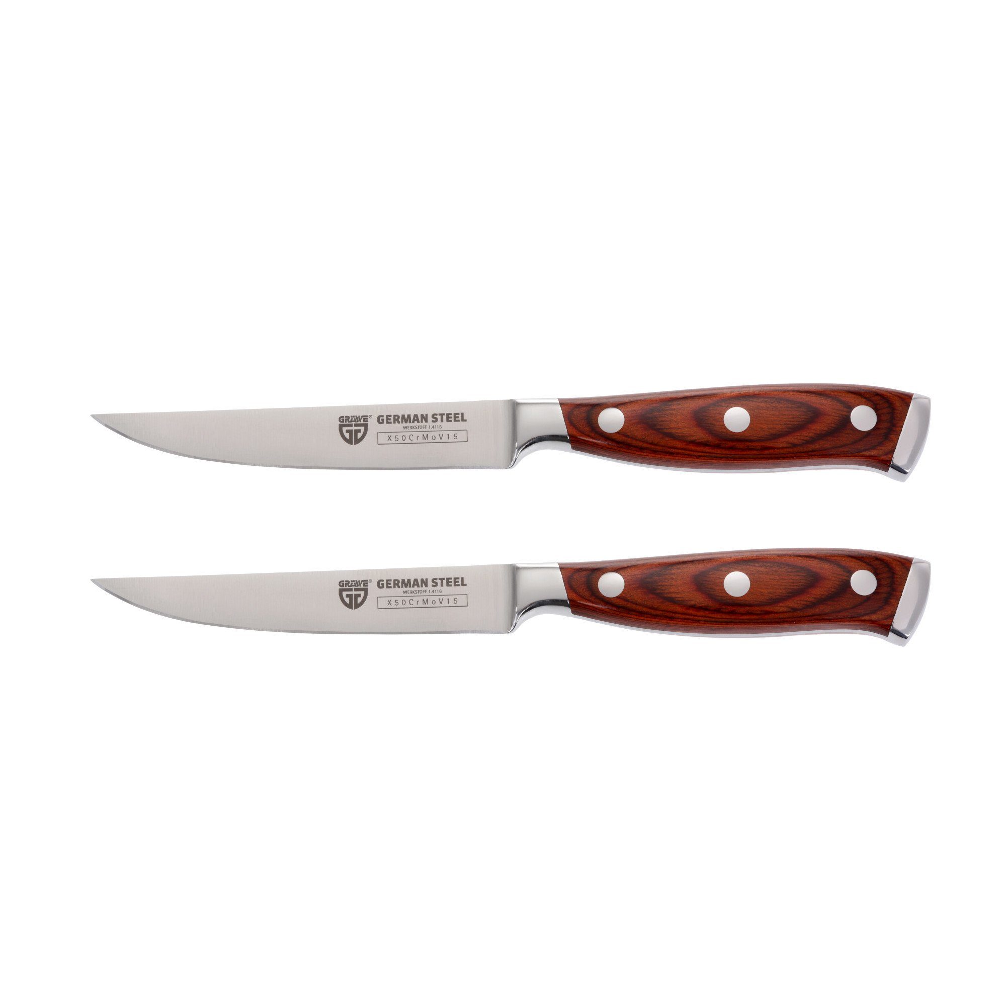 GRÄWE Steakmesser GRÄWE Steakmesser-Set 2 Stück