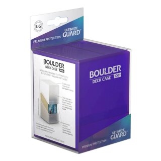 Ultimate Guard Boulder Deck Case 100+ Standard Size Amathyst