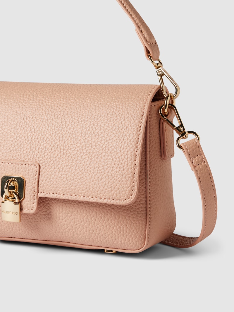 Umhängetasche mit Label-Detail in rosa