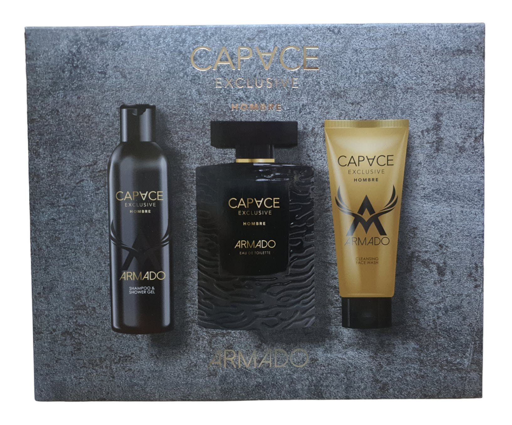 Spectrum Eau de Parfum Capache Geschenkset SPA Men 3 tlg. 350 ml