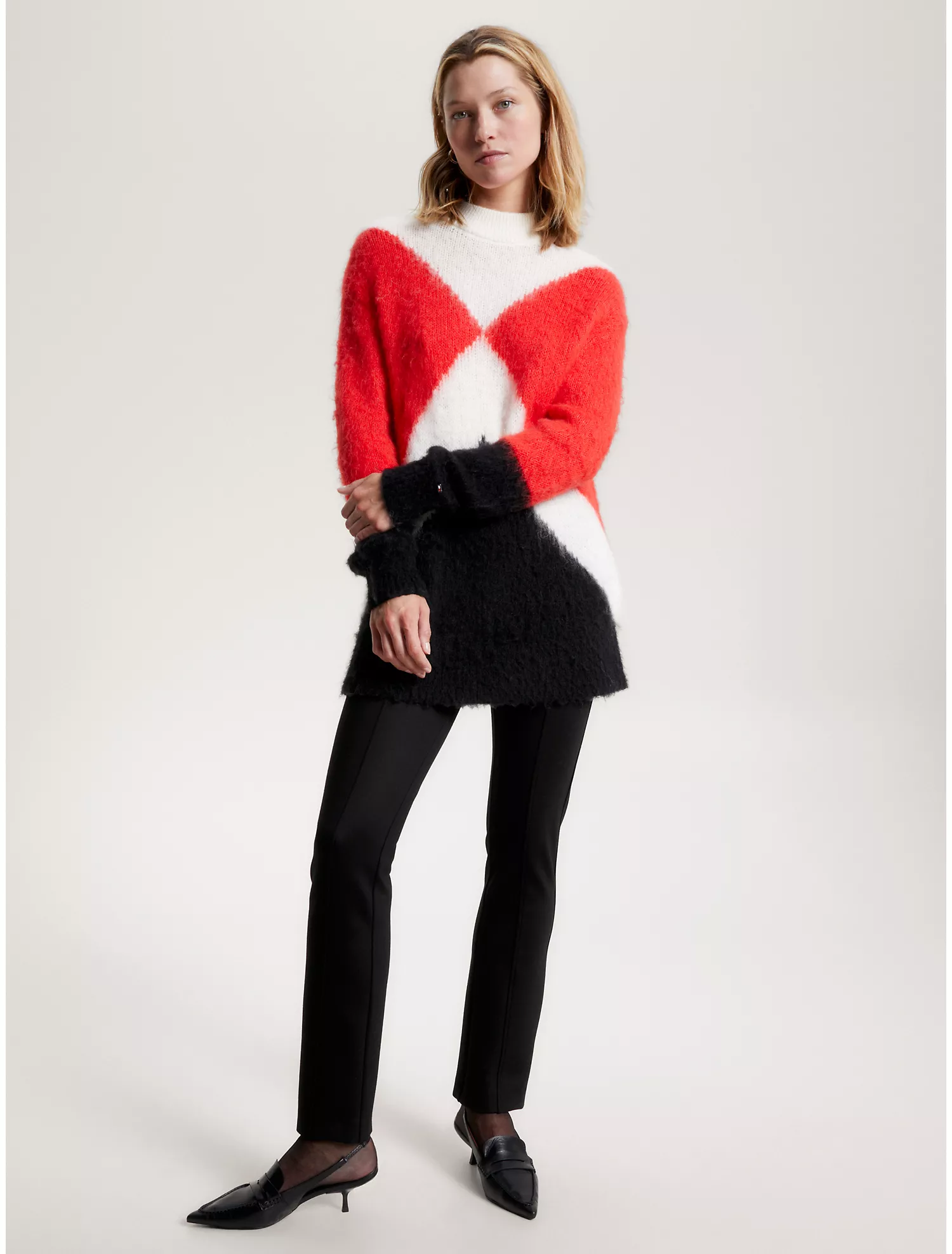 Argyle Alpaca Sweater