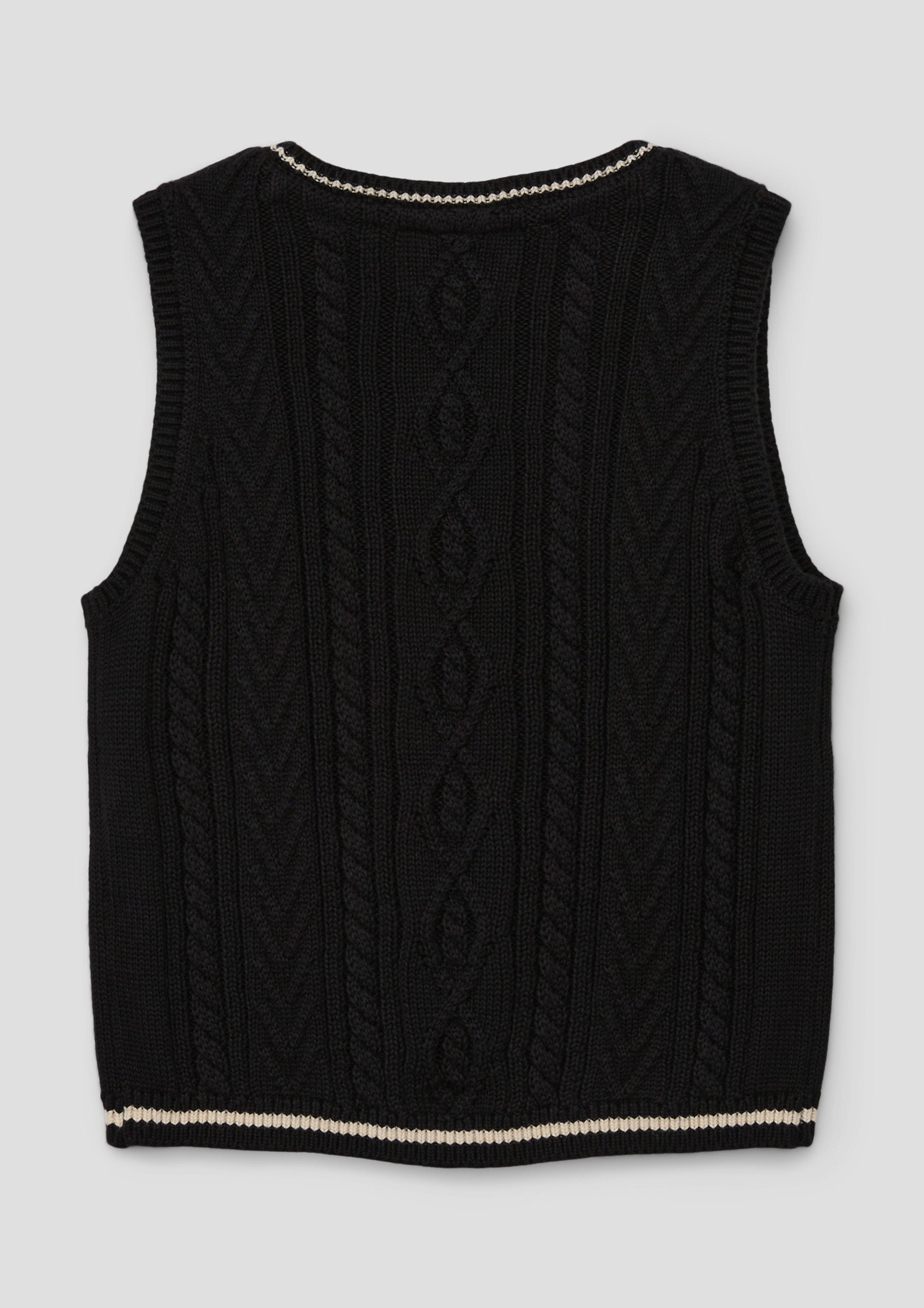 Pullunder mit Strickmuster  2137511-9999