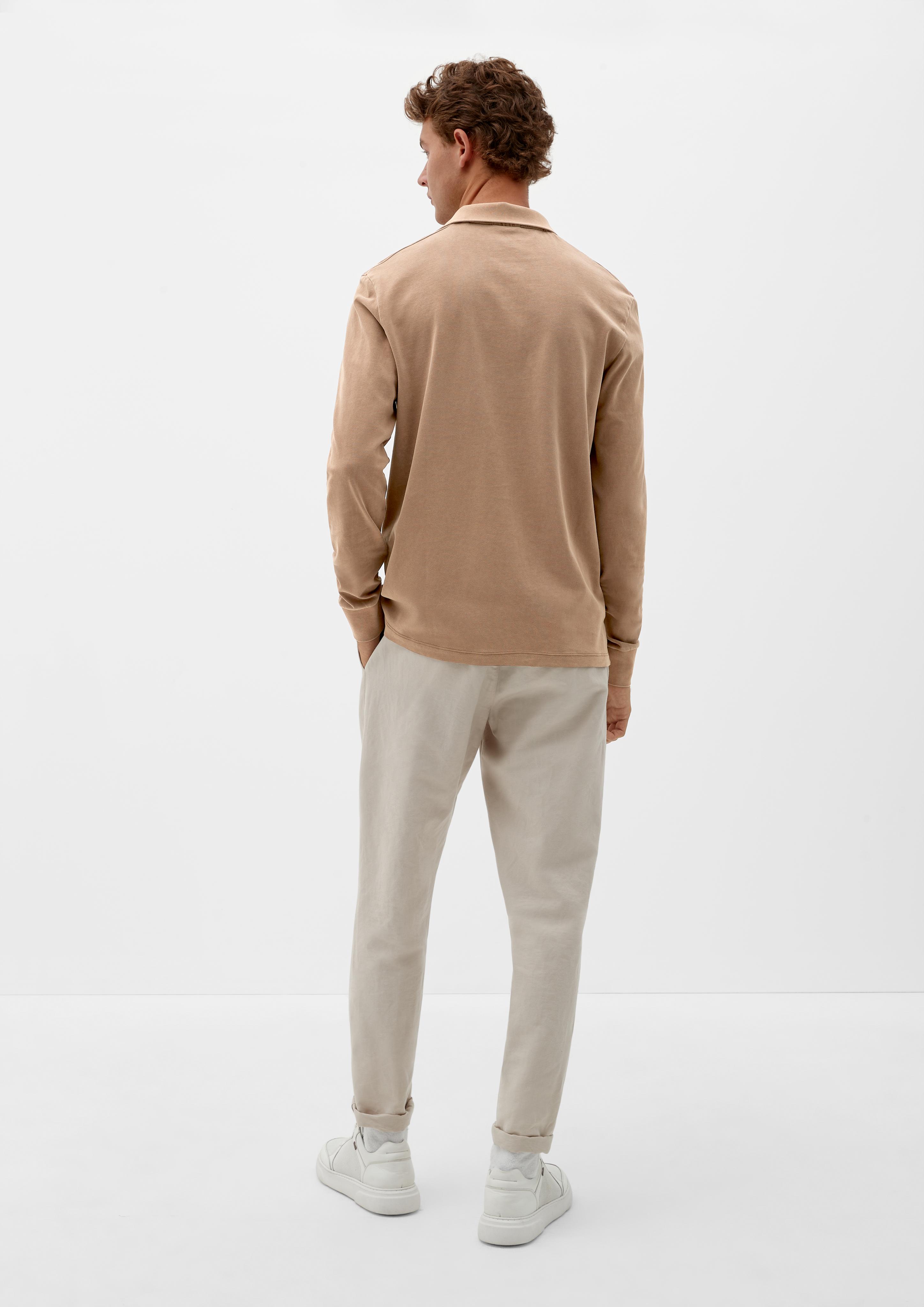 Shirt mit Troyer-Kragen  2119211-8592