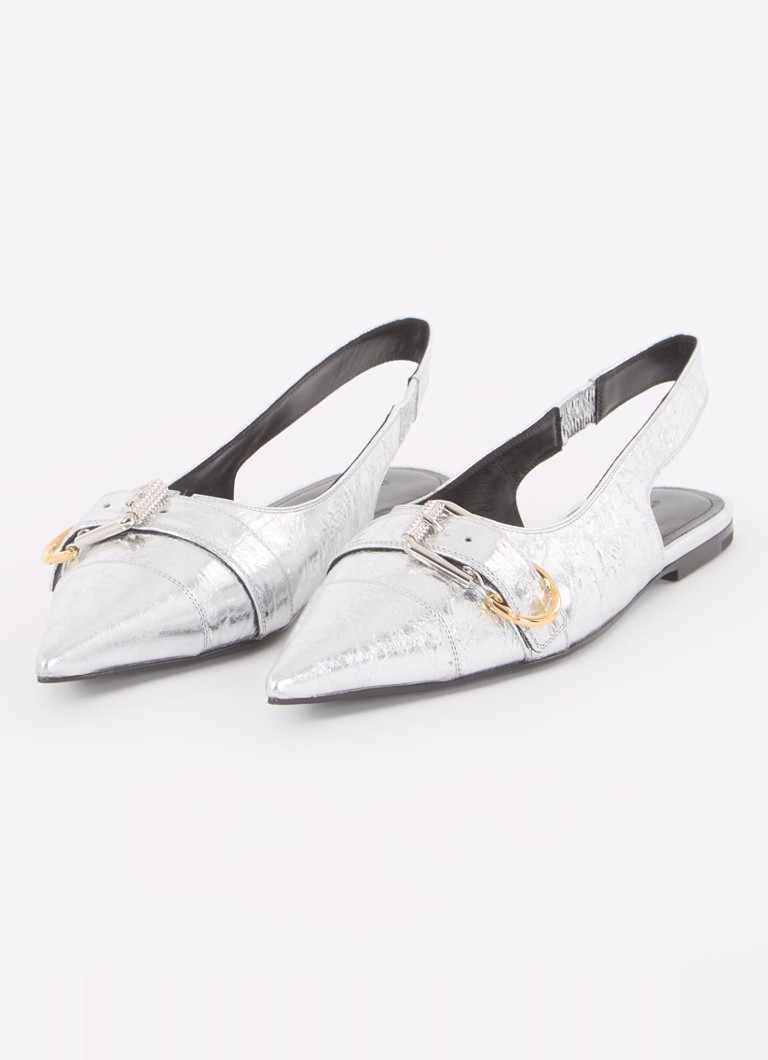 Tocuri Givenchy Voyou din piele de miel cu finisaj metalic