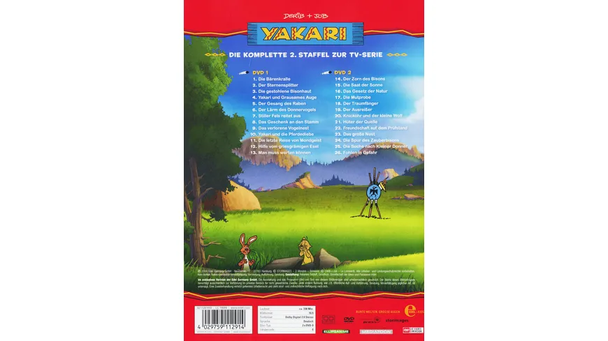 Yakari - Staffel 2  [2 DVDs]