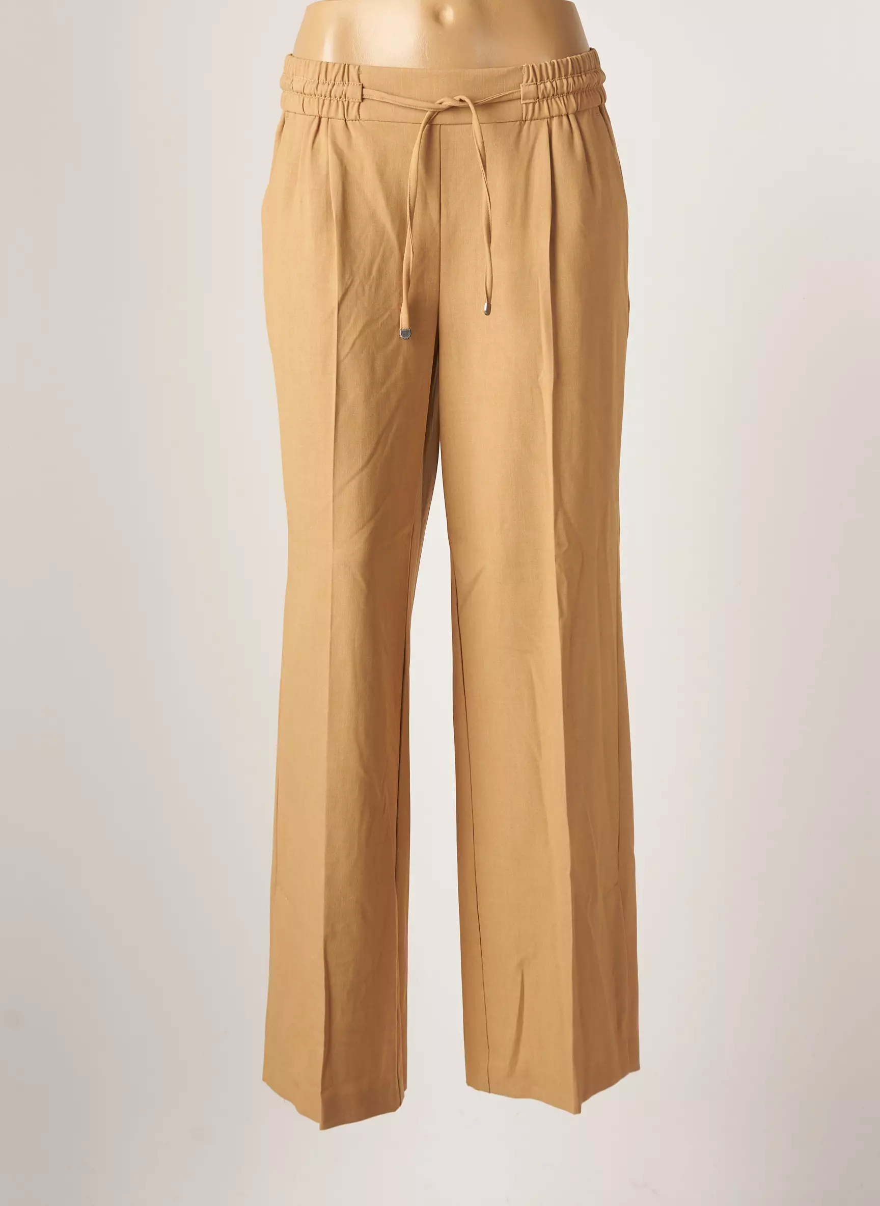 B Young Pantalons Chino Femme couleur beige
