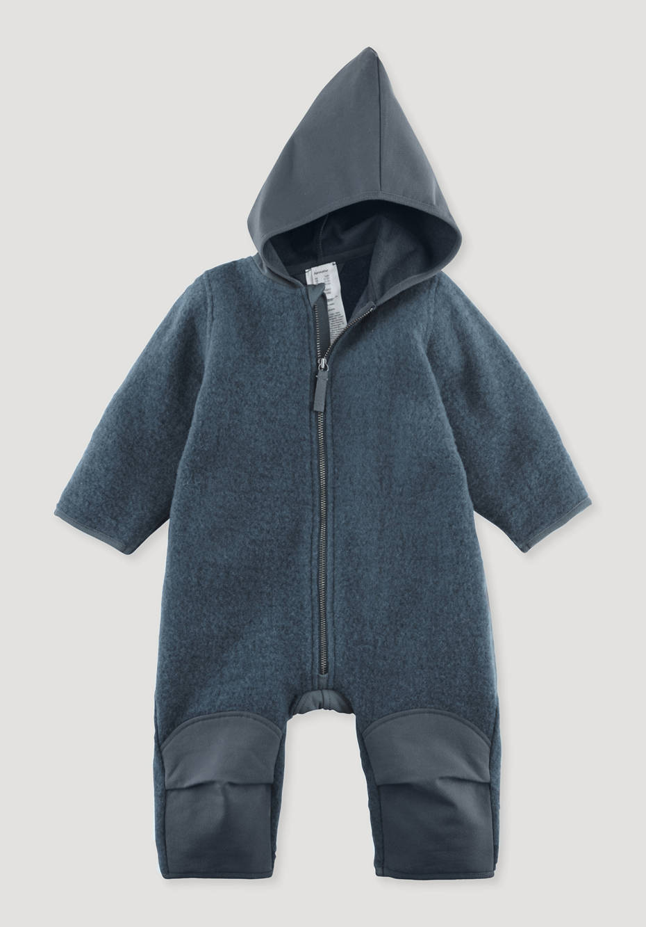 Wollfleece-Overall aus Bio-Merinowolle mit Softshell