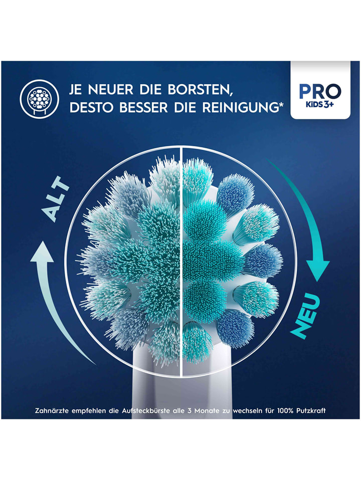 Oral-B 4er-Set: Ersatz-Bürstenköpfe 
