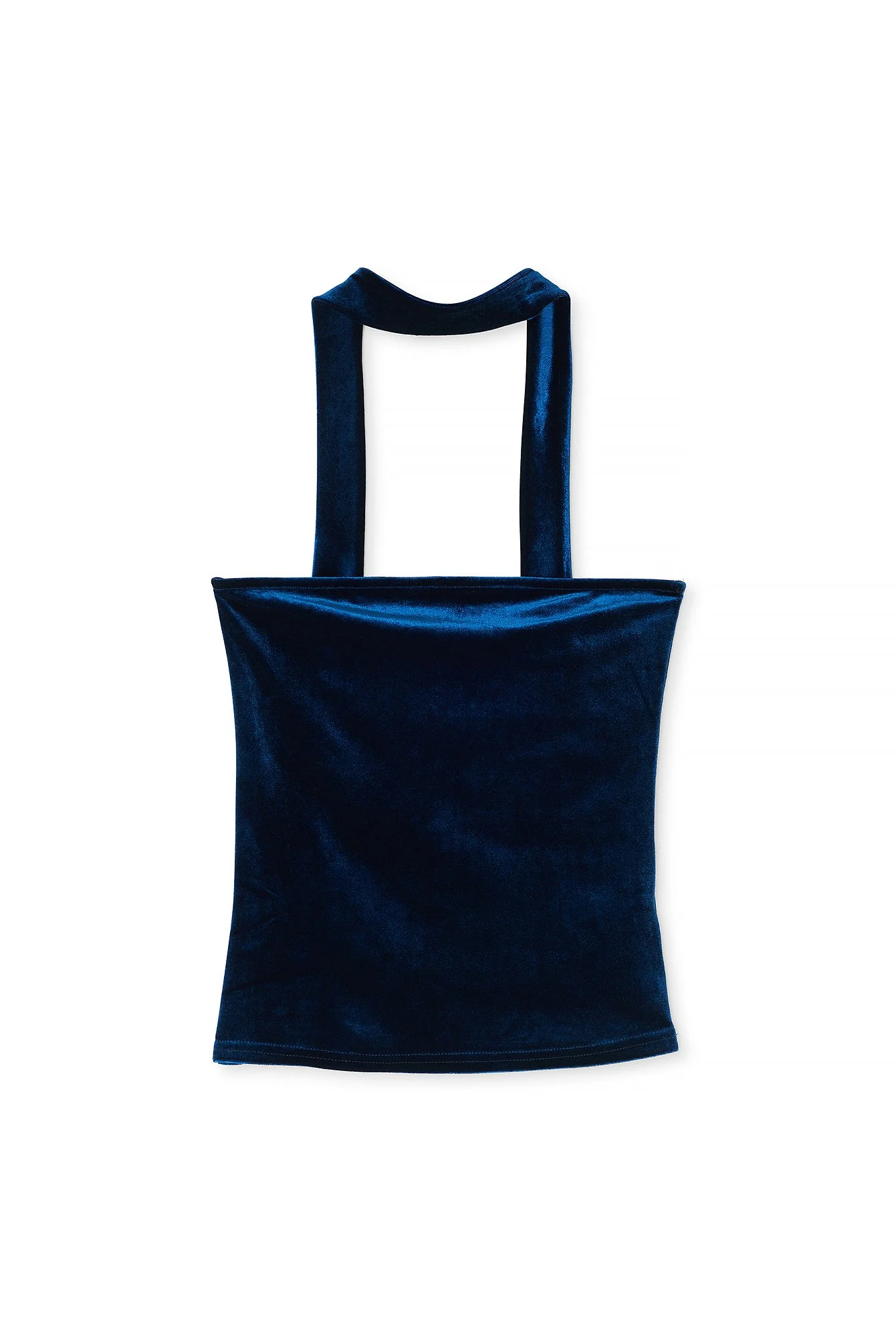 Samt-Top mit Choker