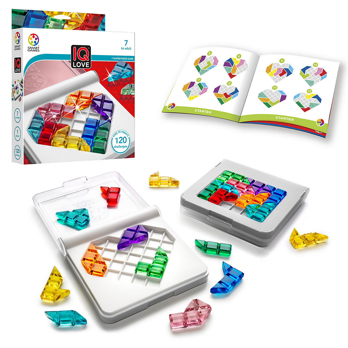 Smart Games IQ Love Digits Logikspiel mit Zahlen ab 7 Jahren