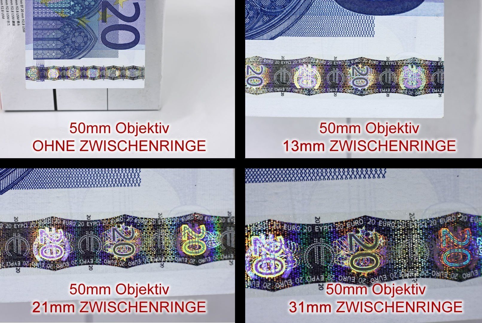 Meike Makrofotographie Nikon Automatik Zwischenringe 12/20/36 mm - MK-N-AF-A Makroobjektiv