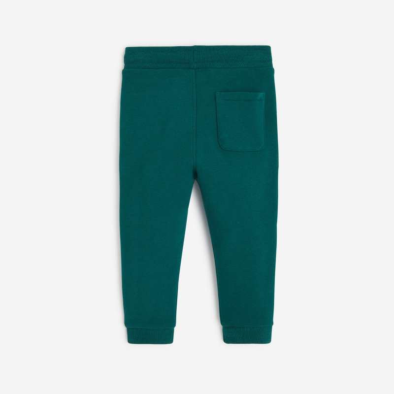 Jogging bébé garçon vert en coton recyclé Catimini