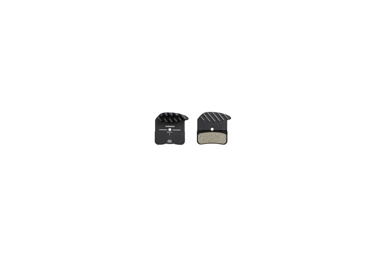 Shimano Scheibenbremsbelu00e4ge H03A Resin Typ H Ku00fchlrippen