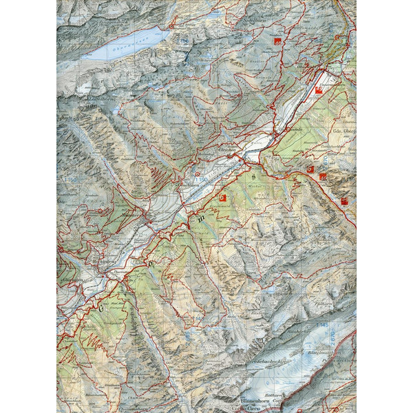 Swisstopo 1 : 50 000 Nufenenpass - Wanderkarte