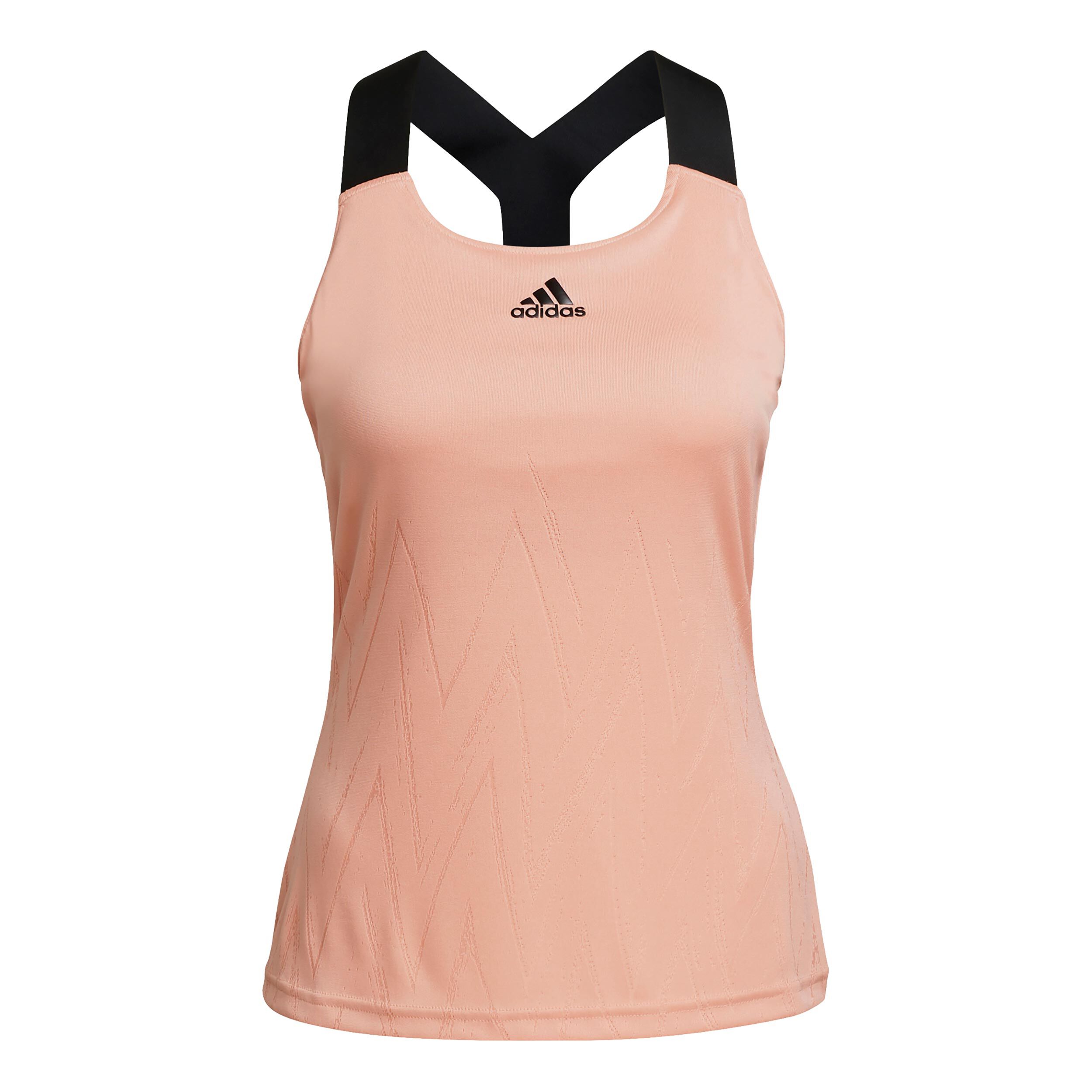 Primeblue Y- Tank-Top Damen - Apricot, Schwarz