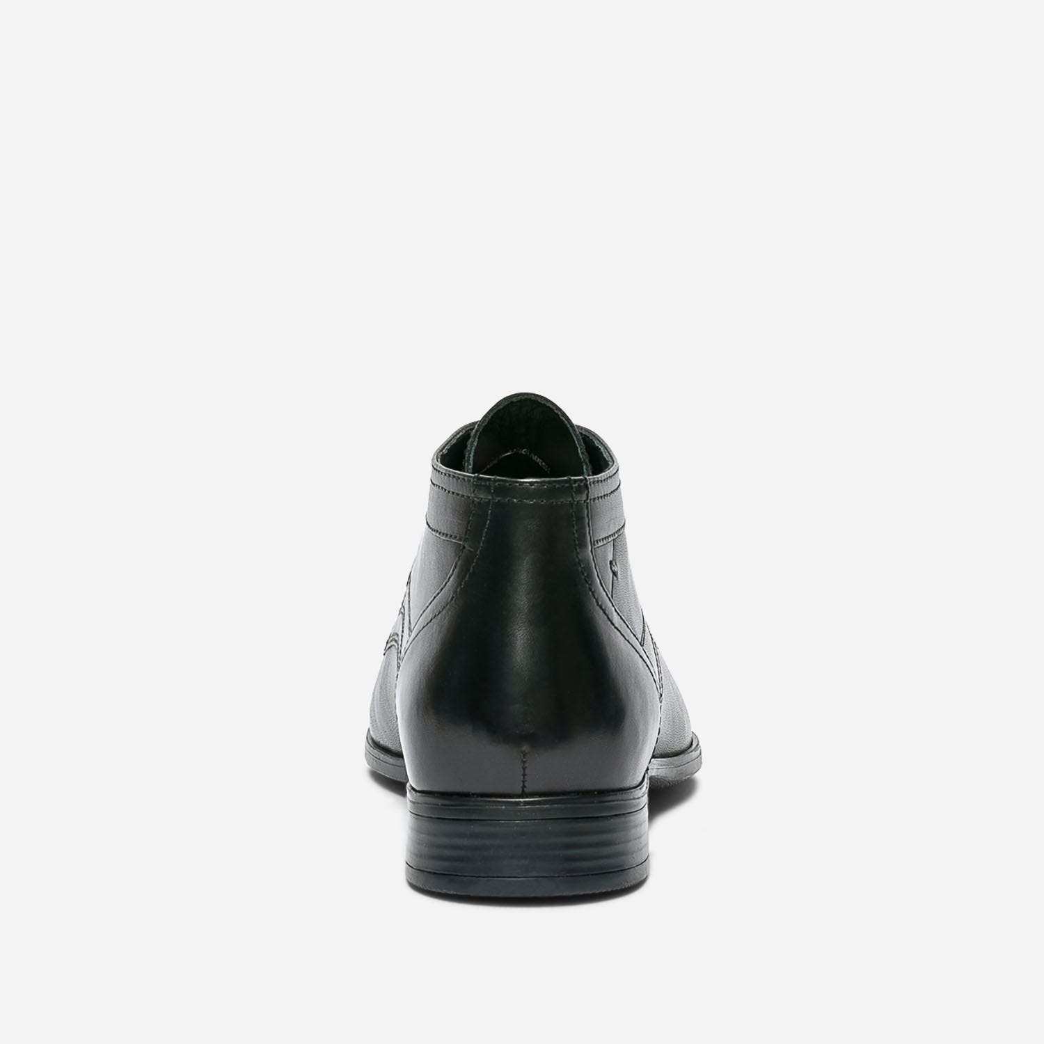 Chukka boots noir en cuir