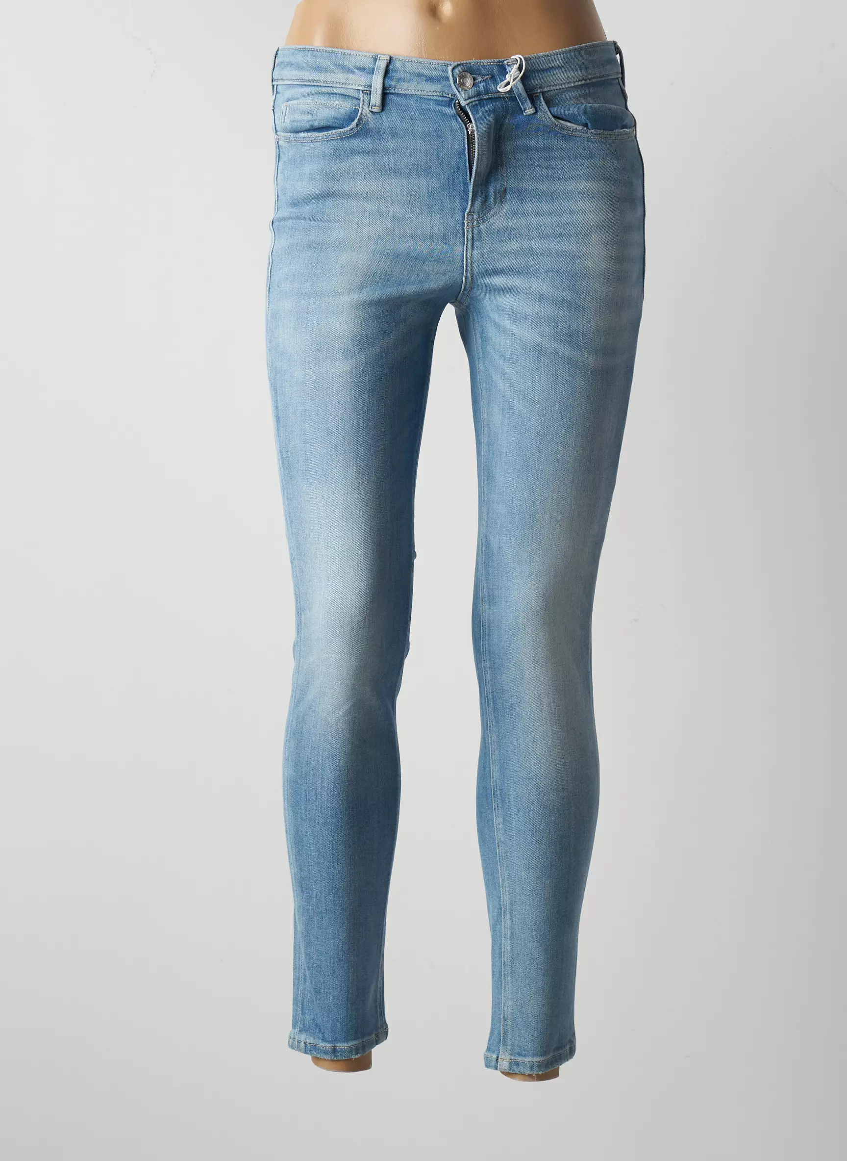 Guess Jeans Skinny Femme couleur bleu