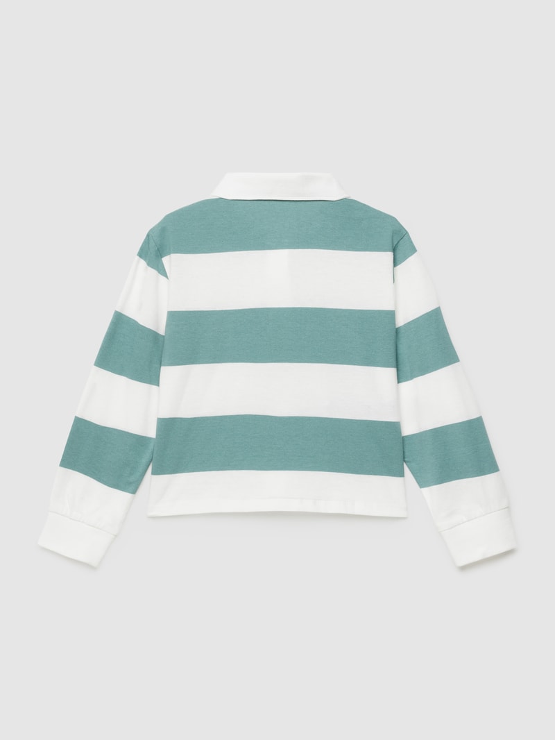Longsleeve mit Streifenmuster Modell 'PILILONG' in mint