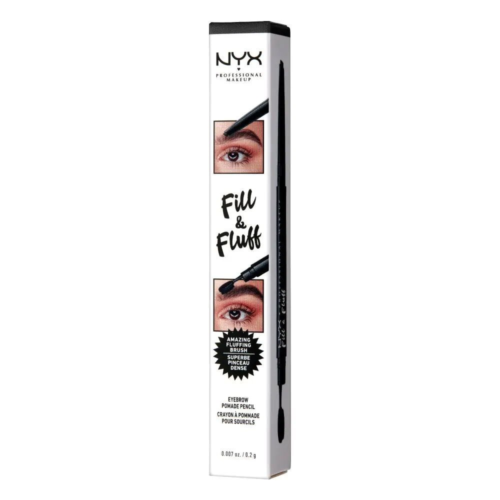 NYX Fill & Fluff olovka za obrve crna