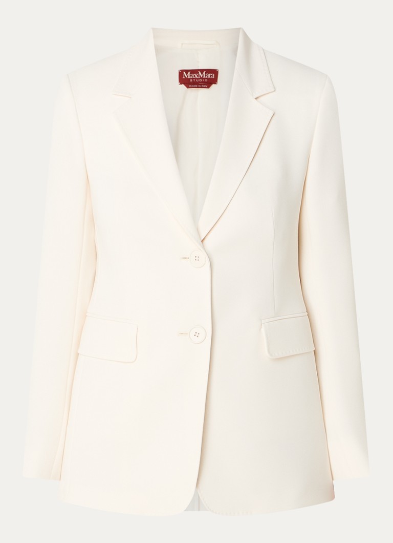 Blazer MaxMara Linz con tasche a patta e spalline