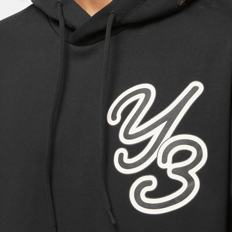 Y-3 Graphic Logo Hoodie black