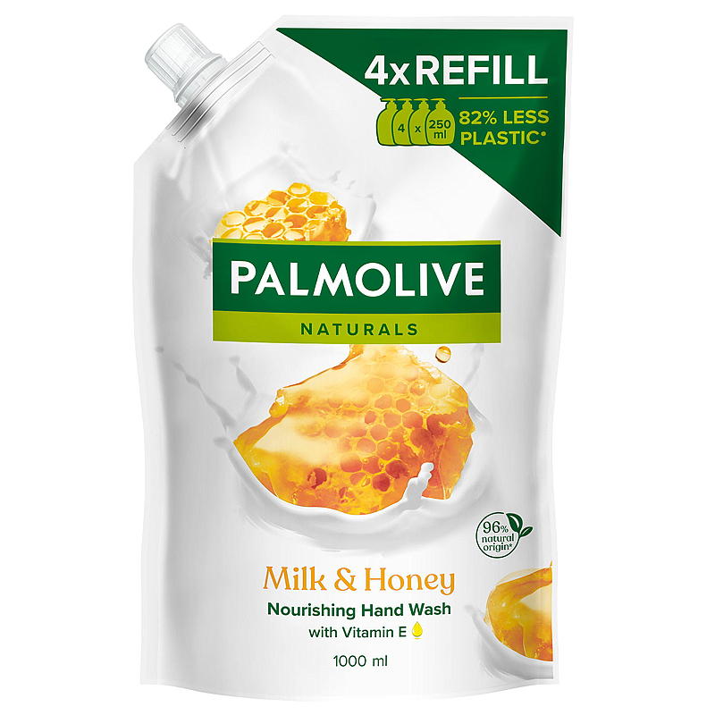 Palmolive Håndsåpe refill 1000 ml Milk & honey Palmolive