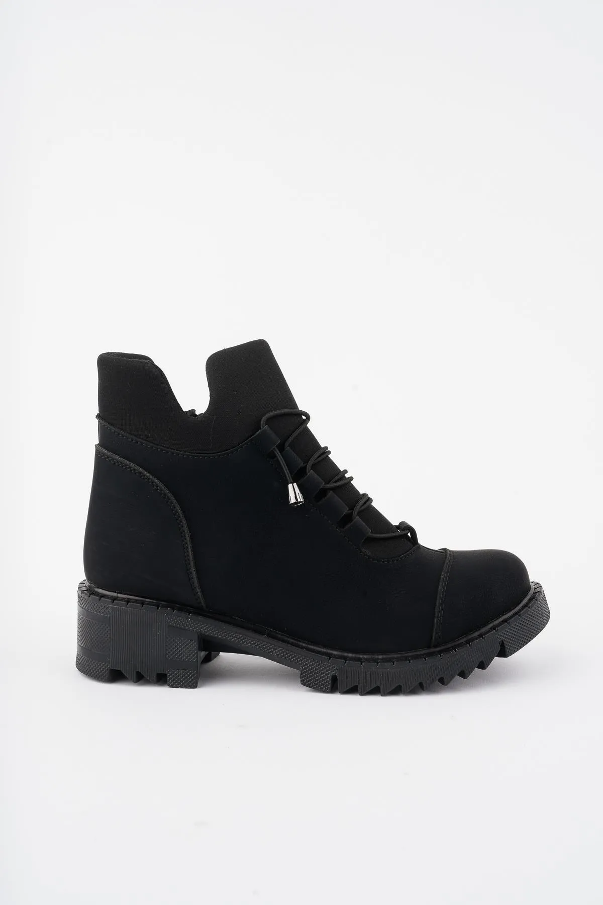 MUGGO  Molde-garantierte Damen-Stretch-Gummistiefel mit Schnürung und Reißverschluss