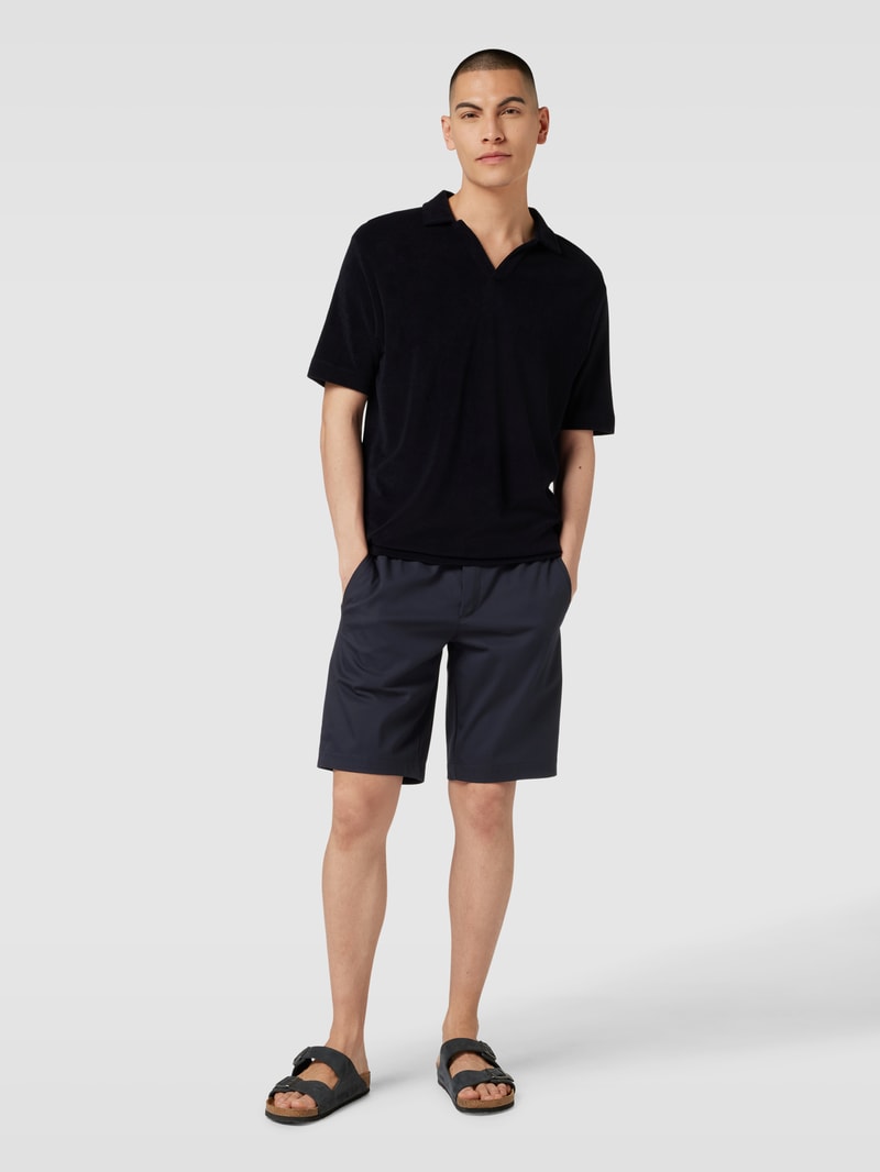 Bermudas mit elastischem Bund Modell 'Liem' in marineblau
